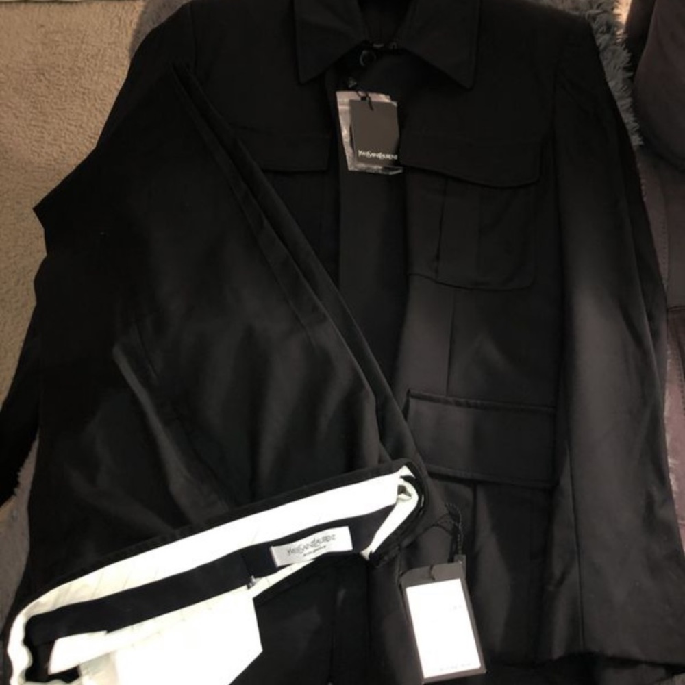 YSL Suit & Pants Outfit